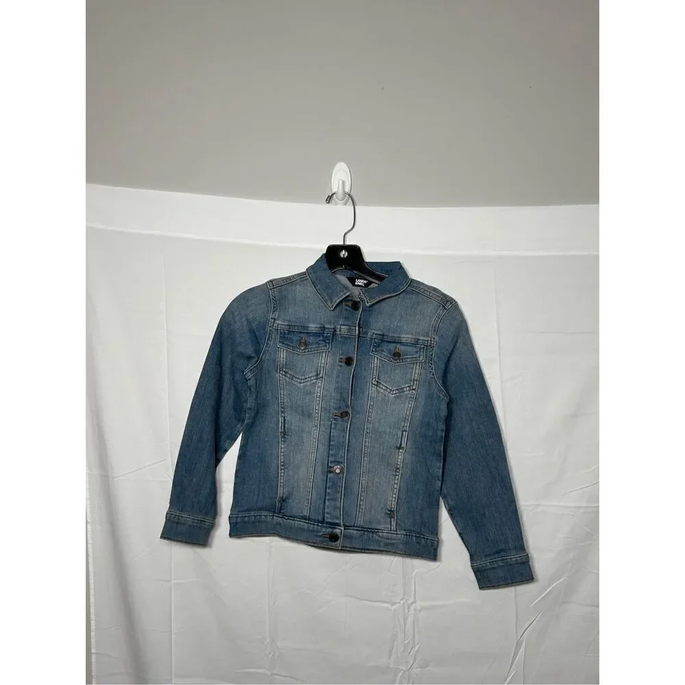 ‼️sale‼️Lands end Jean jacket size 8 C34-15